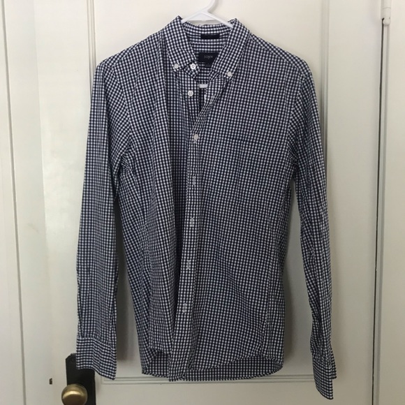 J. Crew Tops - J Crew | Women’s Button-Down in Navy Gingham